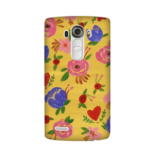Yellow Flower Pattern Casing HP