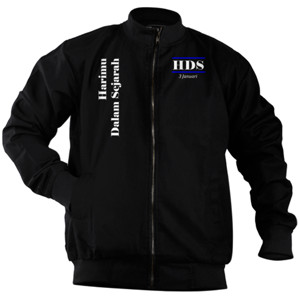 Jaket Bomber Kaos HDS - 3 Januari