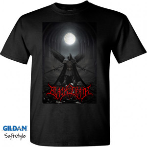 Kaos Black Death Knight T-shirt cowok