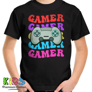 Kaos Konsol Game Retro Tipografi Keren