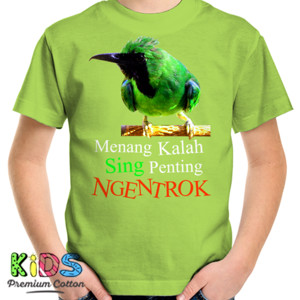 Kaos Burung Cucak Ijo