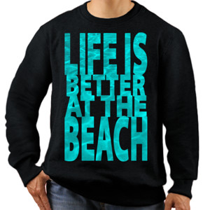 Jaket Sweater LIFE IS BETTER AT THE BEACH