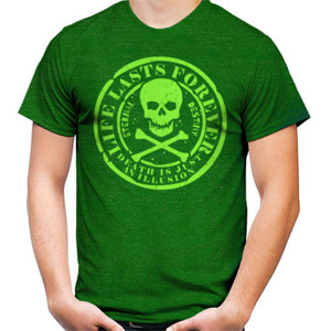 Kaos LIFE LASTS FOREVER 2 hijau