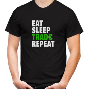 Kaos KAOS FOREX EAT SLEEP TRADING REPEAT PROFIT