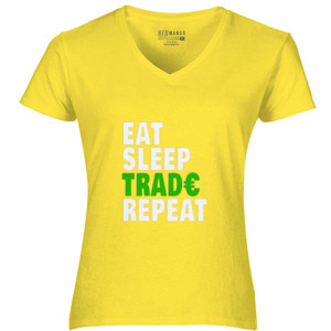 Kaos KAOS FOREX EAT SLEEP TRADING REPEAT PROFIT