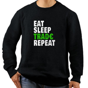 Jaket Sweater KAOS FOREX EAT SLEEP TRADING REPEAT PROFIT