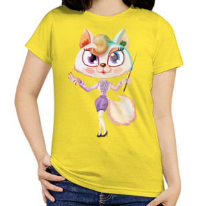 Kaos Funny Teacher Cat - Kaos Kucing Guru Keren