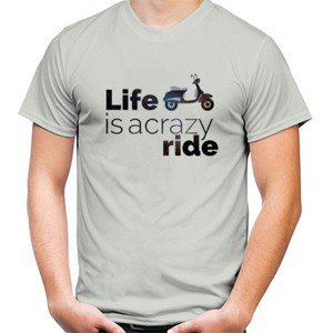 Kaos Crazy Life - Vespa