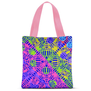 Tas Tote Fullprint Color line