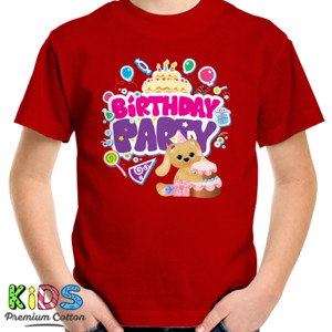 Kaos Birthday Party Bunny