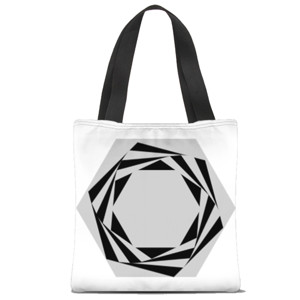 Tas Tote Fullprint Segi Enam