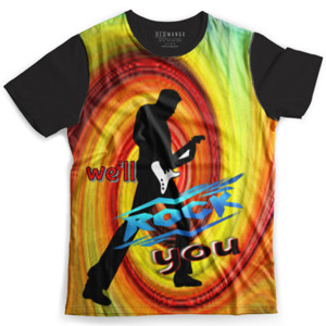 Kaos Fullprint we will rock you
