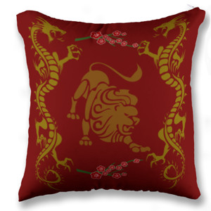 Bantal Bnatal Singa dan Naga
