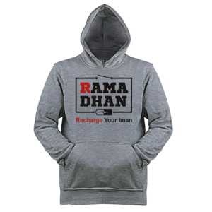 Jaket Hoodie Ramadhan recharge your iman 