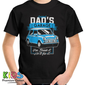Kaos Mini Cooper Dad Garage