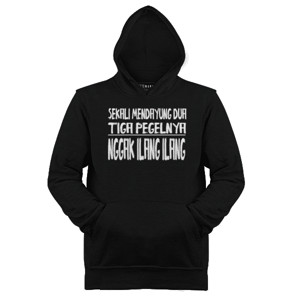 Jaket Hoodie Sekali Mendayung Tiga Dua Pulau Terlampaui