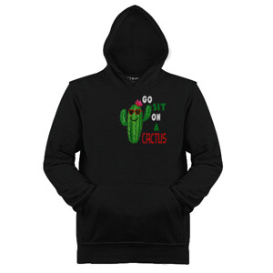 Jaket Hoodie Go Sit On A Cactus