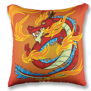 Bantal Fire Dragon Pillow