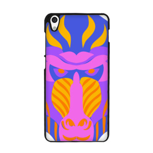 Wajah Muka Berwarna Terang Karakter Monyet Babon Casing HP