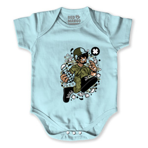 Baby Jumper Soldier Running