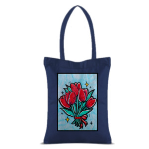 Tas Tote Tulip bouquet
