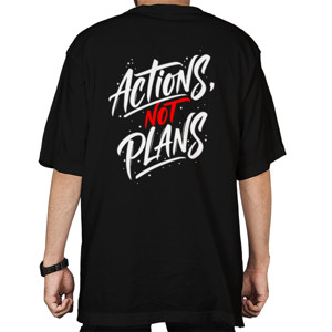 Kaos Oversize No Talk Just Do T-Shirt