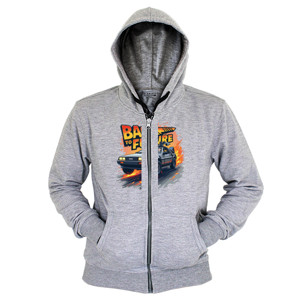 Hoodie Zipper BACK TO FUTURE