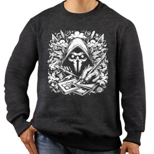 Jaket Sweater Premium - Graffiti Tengkorak Art