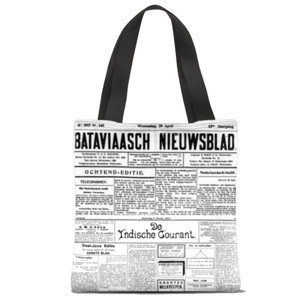 Tas Tote Fullprint Newspaper Totebag