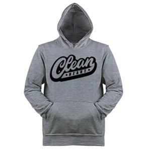Jaket Hoodie clean heart (white)