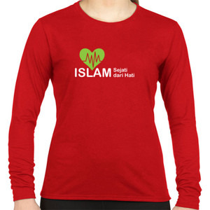 Kaos Kaos Pria - Islam Hati