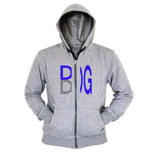 Hoodie Zipper Dog