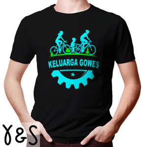 Kaos Kaos Sepeda Keluarga Gowes