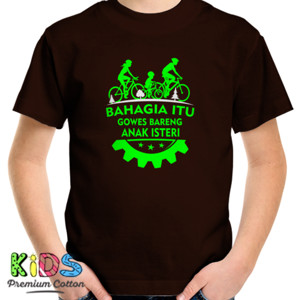 Kaos Kaos Sepeda Bahagia Itu Gowes