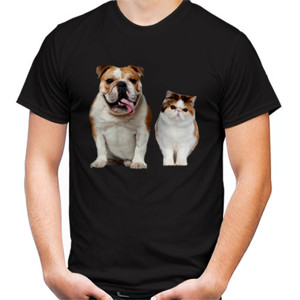 Kaos Couple Dog Cat