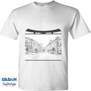 Kaos Baju Gedung dan Jalan