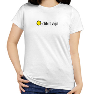 Kaos Kaos Pria Sun Dikit Aja V-Neck by Co_mbro