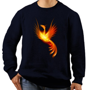 Jaket Sweater Flame Bird 