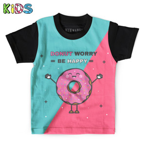 Kaos Anak Full-Print Donat yang enak