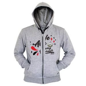 Hoodie Zipper kaos we are geng gemes