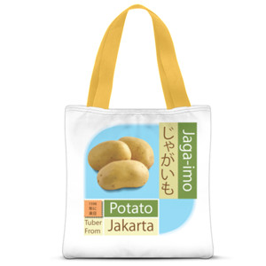 Tas Tote Fullprint Kentang Jaga-imo(じゃがいも) Umbi dari Jakarta  Tote Ba