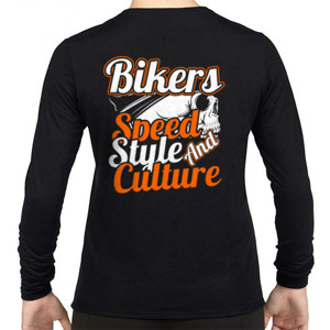 Kaos BIKERS SPEED STYLE AND CULTURE JAKET CLUB MOTOR