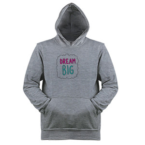 Jaket Hoodie KAOS PREMIUM QUOTES DREAM BIG