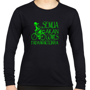 Kaos Sepeda Gowes Pada Waktunya