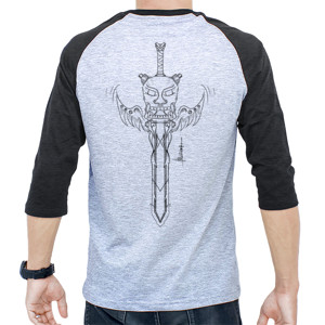 Kaos Raglan Sword