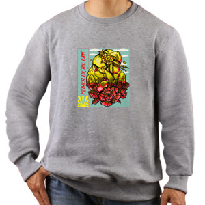 Jaket Sweater Desain Tema Floral, Bisa Untuk Kaos Cowok/Hoodie 