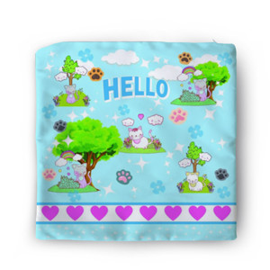 Sarung Bantal Hello cat