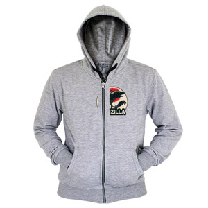 Hoodie Zipper Godzila