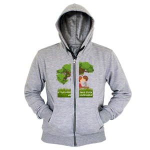 Hoodie Zipper Each Other Nothing Impossible