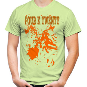 Kaos kaos pria dewasa four k twenty paint